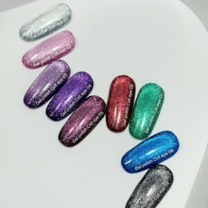 NAILSOFTHEDAY Cat Eye 04 fioletowy lakier hybrydowy 6 ml — zdjęcie 3