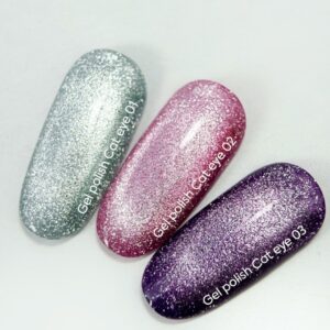 NAILSOFTHEDAY Cat Eye 01 srebrny lakier kocie oko 6 ml — zdjęcie 5