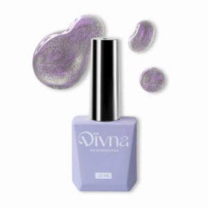 DIVNA Silk Cat Eye 09 srebrny lakier hybrydowy z efektem kociego oka 9 ml
