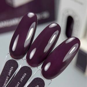 NAILSOFTHEDAY Midnight Color of the Month January śliwkowy lakier 10 ml — zdjęcie 2