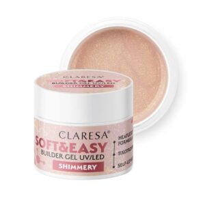 Claresa Soft&Easy Builder Gel Shimmery żel budujący nude 45g