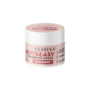 Claresa Soft&Easy Builder Gel Shimmery żel budujący nude 45g — zdjęcie 1