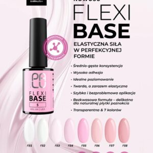 Palu Flexi Base 8 baza hybrydowa cover różowa 11 g — zdjęcie 5