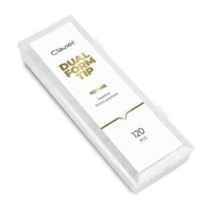 Clavier Dual Formy do paznokci kwadrat górne do żelu akrylożelu 120 szt