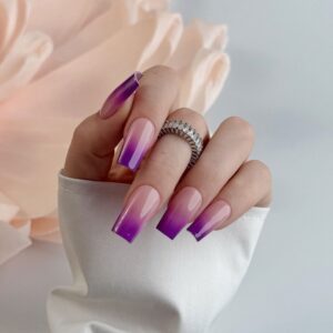 Clavier Baby Boomer żel 3w1 R12 Plum ombre art stamps 3g — zdjęcie 1