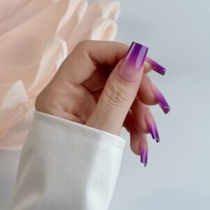 Clavier Baby Boomer żel 3w1 R12 Plum ombre art stamps 3g — zdjęcie 3
