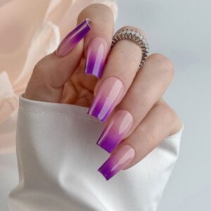 Clavier Baby Boomer żel 3w1 R12 Plum ombre art stamps 3g — zdjęcie 5