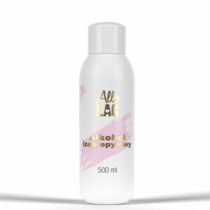 AlleLac Alkohol izopropylowy do paznokci odtłuszczacz 500 ml