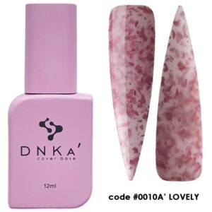 DNKa' Cover Base #0010A Lovely 12 ml – baza hybrydowa kamuflująca