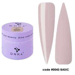 DNKa Builder Gel 0043 Basic 15 ml żel budujący różowo beżowy