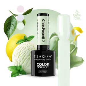 Claresa Lakier Hybrydowy Ciao, Pastel! 2 – 5g pastelowa zieleń — zdjęcie 1