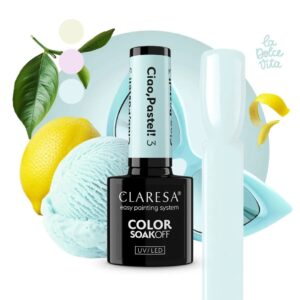 Claresa Lakier Hybrydowy Ciao, Pastel! 3 – 5g pastelowy kolor — zdjęcie 1