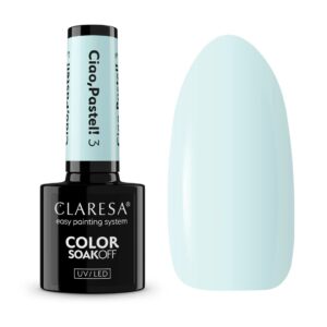 Claresa Lakier Hybrydowy Ciao, Pastel! 3 – 5g pastelowy kolor