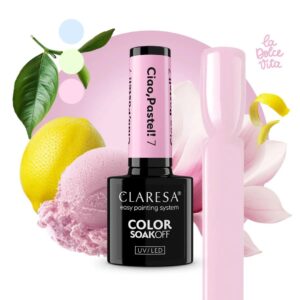 Claresa Lakier Hybrydowy Ciao, Pastel! 7 – 5g pastelowy kolor — zdjęcie 1
