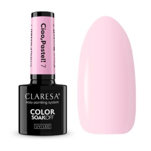 Claresa Lakier Hybrydowy Ciao, Pastel! 7 – 5g pastelowy kolor
