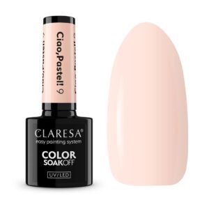 Claresa Lakier Hybrydowy Ciao, Pastel! 9 – 5g pastelowy kolor