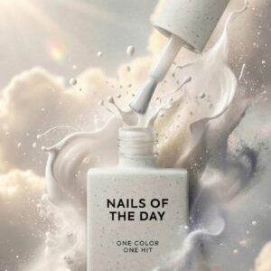 NAILSOFTHEDAY Color of the Month April 2026 Cloudy – mleczno-różowy lakier hybrydowy 10 ml — zdjęcie 1