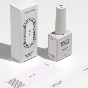 NAILSOFTHEDAY Color of the Month April 2026 Cloudy – mleczno-różowy lakier hybrydowy 10 ml — zdjęcie 8