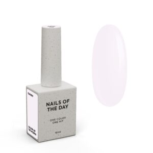 NAILSOFTHEDAY Color of the Month April 2026 Cloudy – mleczno-różowy lakier hybrydowy 10 ml