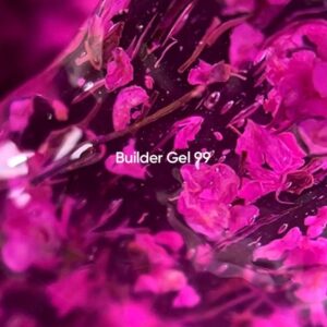 NAILSOFTHEDAY Builder Gel 99 – różowy żel budujący z kwiatami 15 ml — zdjęcie 1