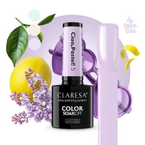 Claresa Lakier Hybrydowy Ciao, Pastel! 5 – 5g pastelowy kolor — zdjęcie 1