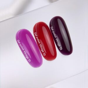 NAILSOFTHEDAY Vitrage 02 czerwony lakier witrażowy 10ml — zdjęcie 3