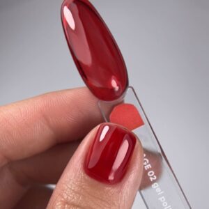 NAILSOFTHEDAY Vitrage 02 czerwony lakier witrażowy 10ml — zdjęcie 4