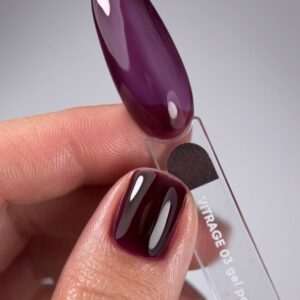 NAILSOFTHEDAY Vitrage 03 śliwkowy lakier witrażowy 10ml — zdjęcie 4