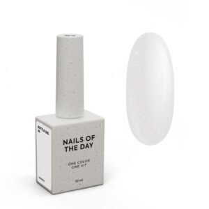 NAILSOFTHEDAY Bottle Gel 44 biały żel z drobinką do paznokci 10ml