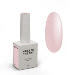 NAILSOFTHEDAY Bottle Gel 47 chłodny róż żel z drobinką 10ml