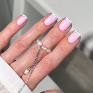 NAILSOFTHEDAY French 01 mleczny róż lakier hybrydowy 10ml — zdjęcie 9