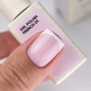 NAILSOFTHEDAY French 01 mleczny róż lakier hybrydowy 10ml — zdjęcie 10