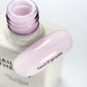 NAILSOFTHEDAY French 01 mleczny róż lakier hybrydowy 10ml — zdjęcie 4
