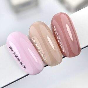 NAILSOFTHEDAY French 02 beżowy lakier hybrydowy do french 10ml — zdjęcie 5