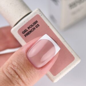 NAILSOFTHEDAY French 03 ciepły beż lakier hybrydowy do french 10ml — zdjęcie 9