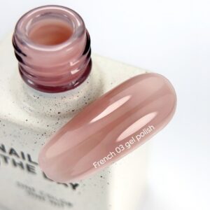NAILSOFTHEDAY French 03 ciepły beż lakier hybrydowy do french 10ml — zdjęcie 2