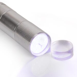 Mini latarka UV LED 9W do paznokci + stempel do stampingu — zdjęcie 4