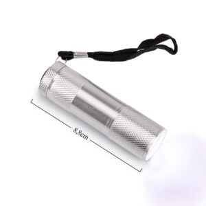 Mini latarka UV LED 9W do paznokci + stempel do stampingu — zdjęcie 5