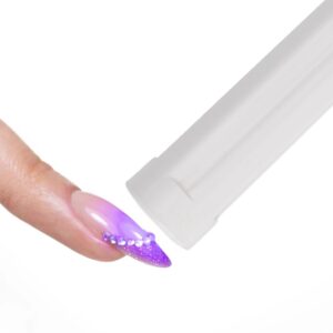 Lampa UV LED 3W AlleLac mini do paznokci hybrydy żele biała — zdjęcie 4