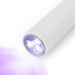 Lampa UV LED 3W AlleLac mini do paznokci hybrydy żele biała — zdjęcie 1