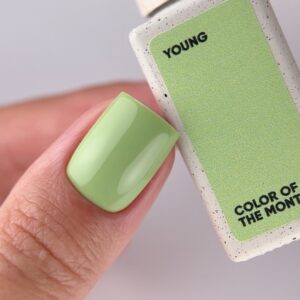 NAILSOFTHEDAY Color of the Month May 2026 Young 10ml – seledynowy lakier hybrydowy — zdjęcie 7