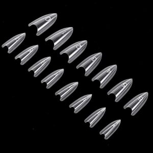 EM Nail Dual Form Sandwich Almond 240 szt. – formy do akrylożelu kształt migdał — zdjęcie 3