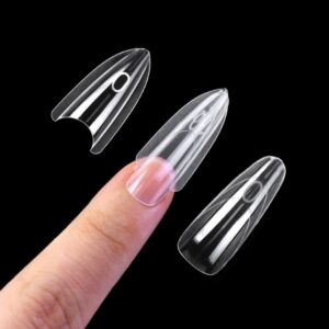 EM Nail Dual Form Sandwich Almond 240 szt. – formy do akrylożelu kształt migdał — zdjęcie 2