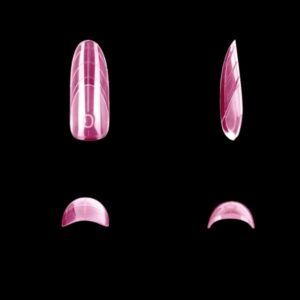 EM Nail Dual Form Pink Perfect Almond 150 szt. – formy migdał — zdjęcie 3