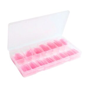 EM Nail Dual Form Pink Perfect Almond 150 szt. – formy migdał