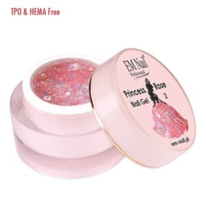 EM Nail Princess Rose Nail Gel Nr 2 – żel do zdobień — zdjęcie 2