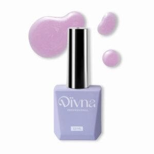 DIVNA Top Quartz 04 13ml – jasno różowy top no wipe z drobinkami