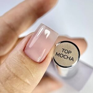 DIVNA Top Mocha 13ml – jasno beżowy top hybrydowy — zdjęcie 1