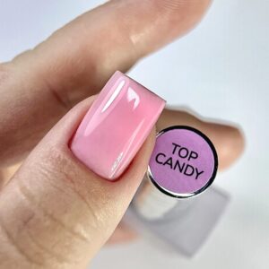 DIVNA Top Candy 13ml – różowy top hybrydowy — zdjęcie 1