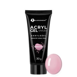 Allepaznokcie Acryl Gel French Pink 30g HEMA Free